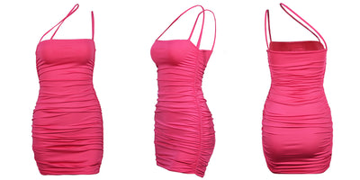 Vestido Playero Fruncido Ajustado para Mujer - Diseño Sexy y Elegante - Image 21