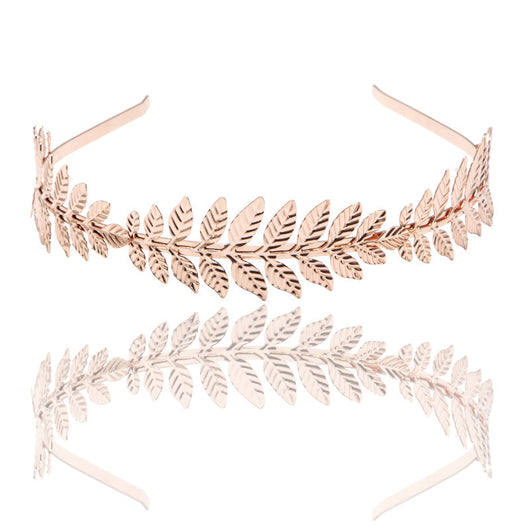 Diadema Barroca Hoja Europea Joyería Nupcial Elegante - Image 7