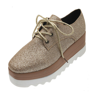 Zapatos Casuales Estilo Universitario con Plataforma Gruesa - Image 6