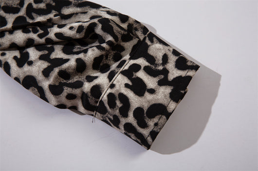 Camisa Vintage Estampado Leopardo Moda Americana para Hombre - Image 15