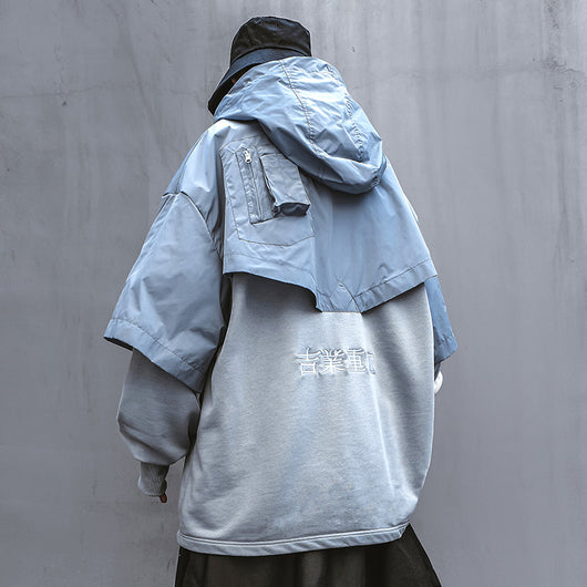 Sudadera Hoodie Suelta Funcional Dos en Uno para Hombre y Mujer - Image 7
