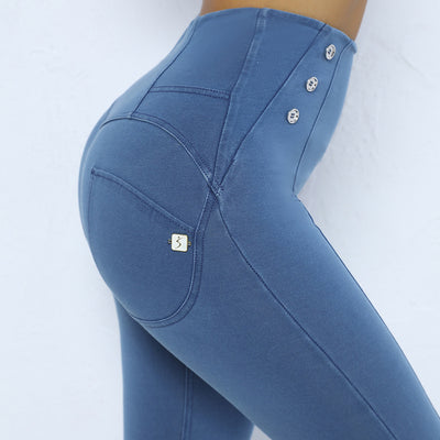 Pantalones Yoga Levanta Glúteos con Botones Laterales para Mujer - Image 4