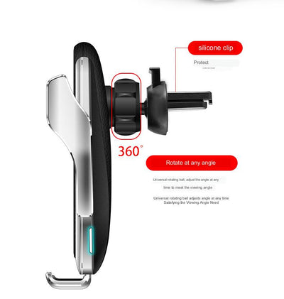 Cargador Inalámbrico para Auto 10W con Soporte Magnético S5 - Image 27