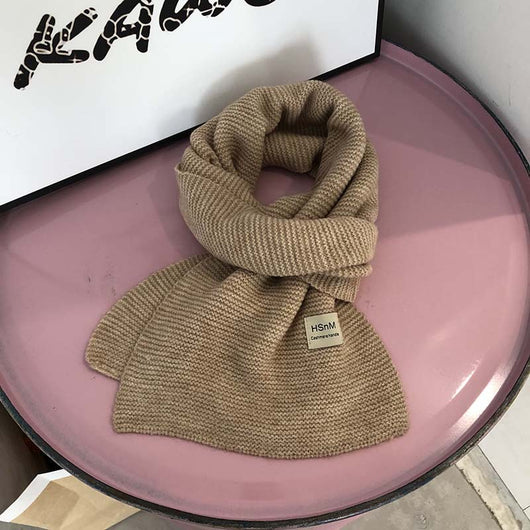 Bufanda Tejida Suave en Colores Lisos - Abrigo Versátil para Mujer - Image 25