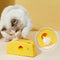 Juguete Interactivo Inteligente para Gatos con Diseño de Queso