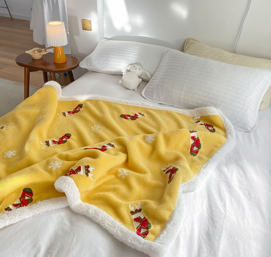 Manta Reversible de Velludo Cordero para Niños - Cobertor Suave Doble Cara - Image 10