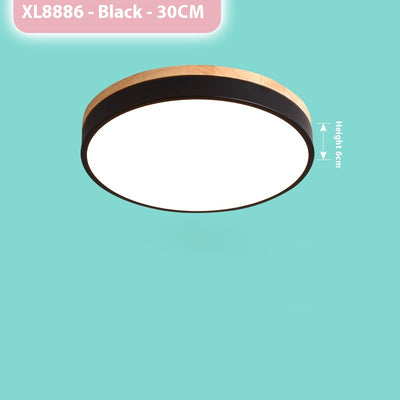 Lámpara de Techo LED Macaron Redonda para Dormitorio y Sala de Estar - Image 6