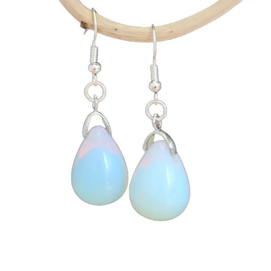 Aretes de Ópalo Natural Gota de Agua Estilo Europeo y Americano - Image 5