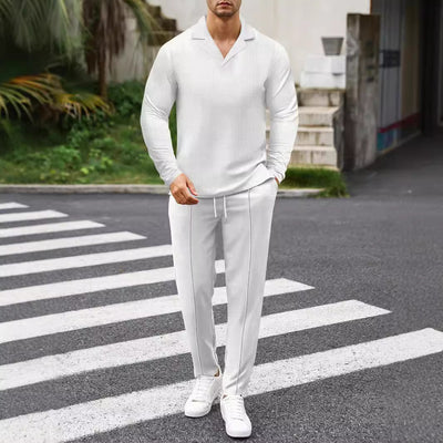 Traje Ejecutivo Clásico para Hombre - Colores Sólidos Otoño Invierno - Image 3