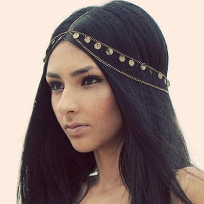 Diadema de Perlas Auspiciosas con Borlas y Cuentas Estilo Europeo y Americano - Image 6