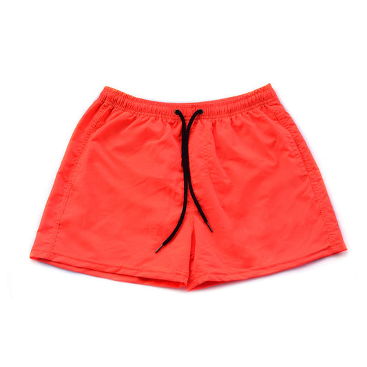 Pantalones Cortos de Playa para Hombre Secado Rápido Color Sólido