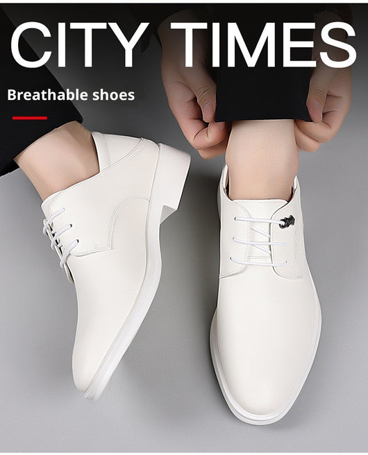 Zapatos de Vestir Ejecutivos en Cuero Suave con Punta Pronunciada - Image 11