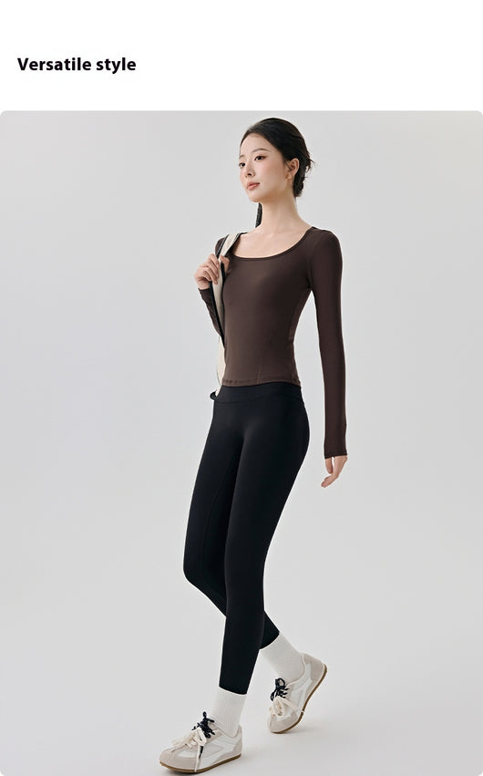 Pantalones Yoga Mujer Cintura Alta con Soporte de Cadera 3D y Control Abdominal - Image 13