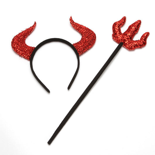 Diadema Decorativa de Halloween con Cuernos - Image 6