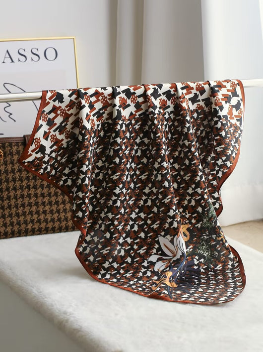 Pañuelo de Seda Cuadrado Lujo Elegante - Accesorio Premium para Regalo - Image 7