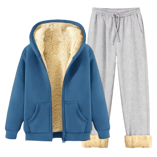 Conjunto Sudadera con Forro Polar Otoño Invierno - Image 8