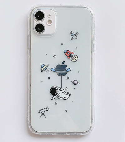 Funda para teléfono transparente con diseño de astronauta - Image 16