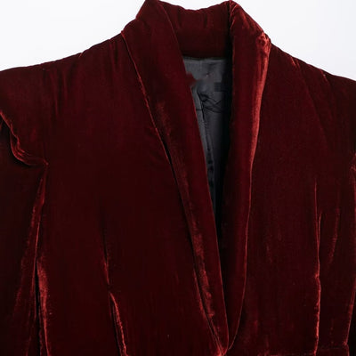 Chaqueta Abrigo Terciopelo Mujer Otoño Multiusos - Image 3