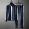Conjunto de Abrigo y Pantalón Acolchado Casual para Hombre