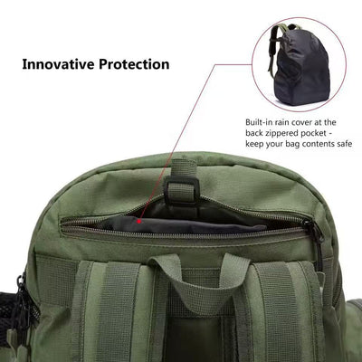 Mochila de Pesca Impermeable Gran Capacidad - Organizador Profesional - Image 14