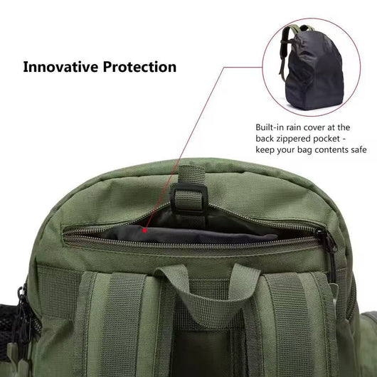 Mochila de Pesca Impermeable Gran Capacidad - Organizador Profesional - Image 14