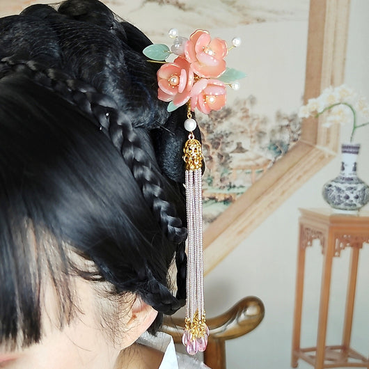 Horquilla Hanfu Artesanal - Tocado de Estilo Antiguo - Image 2