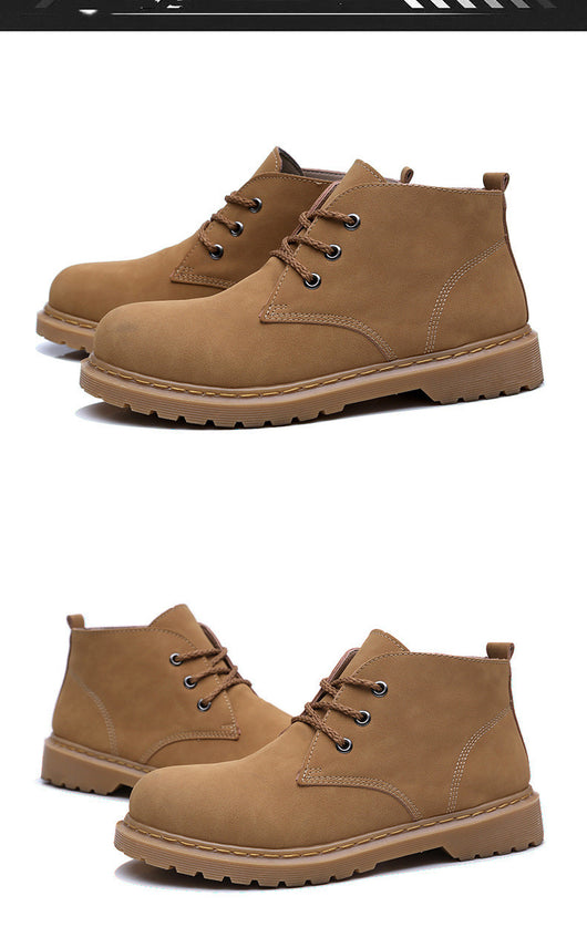 Botas Altas Retro con Cordones para Hombre - Estilo Outdoor - Image 7
