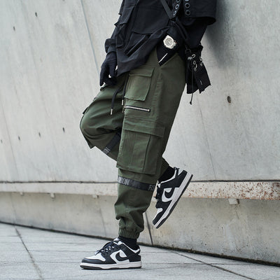 Pantalones Holgados Talla Extra Grande Estilo Mecánico - Image 2