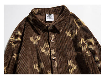 Camisa de Pana a Cuadros Marrón y Negro - Image 21