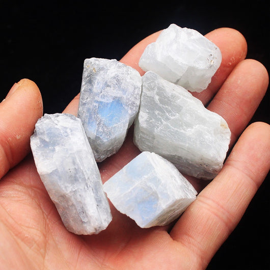 Piedra de Lunar Blanca Natural - Grava de Cuarzo Cristal para Decoración - Image 11