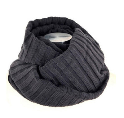 Bufanda Pullover de Lana con Contraste de Colores para Otoño e Invierno - Image 7