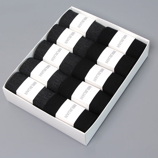 Calcetines Deportivos Mid Tube 100% Algodón Puro con Desodorante