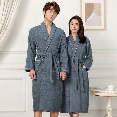 Bata de Toalla Absorbente Unisex - Pijama Cómodo para Hombre y Mujer - Image 3