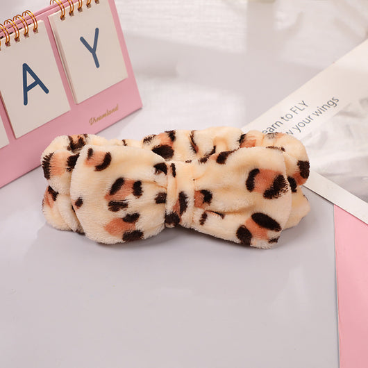 Diadema Estampada con Moño - Diseño Mixto Rayas, Lunares y Leopardo - Image 11