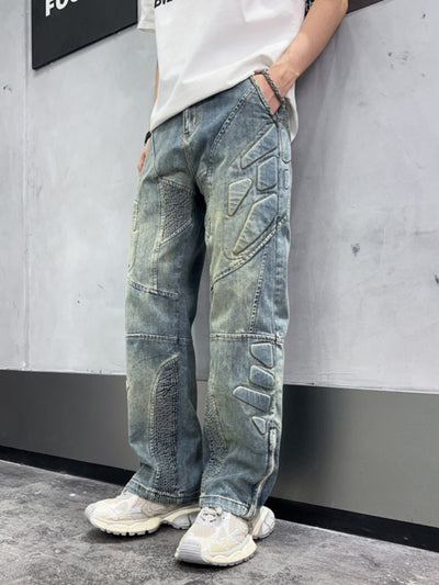 Jeans con Estructura Anticolisión de Sello Tridimensional en Acero - Image 4