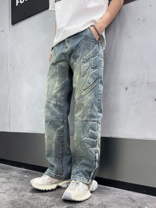 Jeans con Estructura Anticolisión de Sello Tridimensional en Acero - Image 4