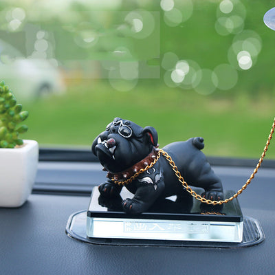 Decoración Interior Auto con Personalidad Bulldog - Consola Central Simulada - Image 3