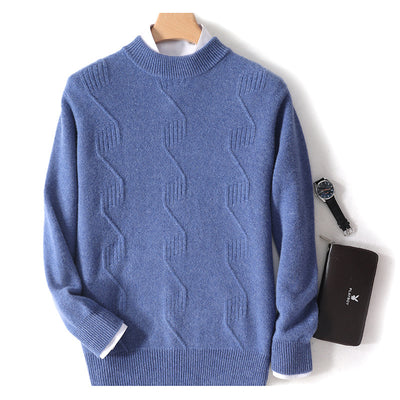 Suéter Grueso de Cuello Alto para Hombre - Abrigo Cálido de Invierno - Image 9