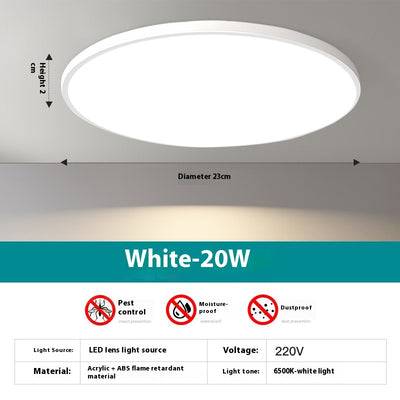 Lámpara de Techo LED Ultrafina Redonda para Sala - Image 2