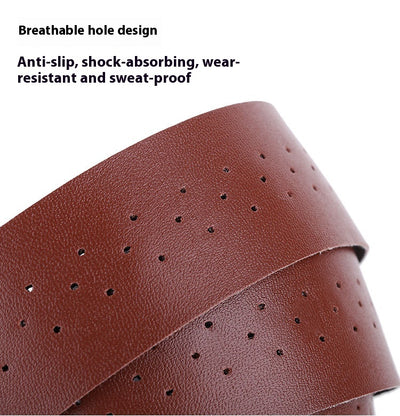 Cinta de Manillar para Bicicleta de Ruta con Textura Cuero PU Perforada - Image 19