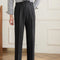Retro High Waisted No-Iron Elastic Waist Pants