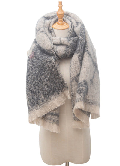 Chal Foulard Floral Jacquard para Mujer - Image 15