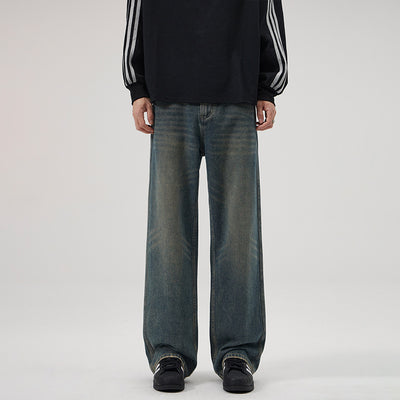 Jeans Vintage Holgados con Micro Acampanada para Hombre - Image 6