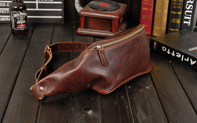 Bolsa Pecho Retro Hombre PU - Estilo Casual Una Correa - Image 11