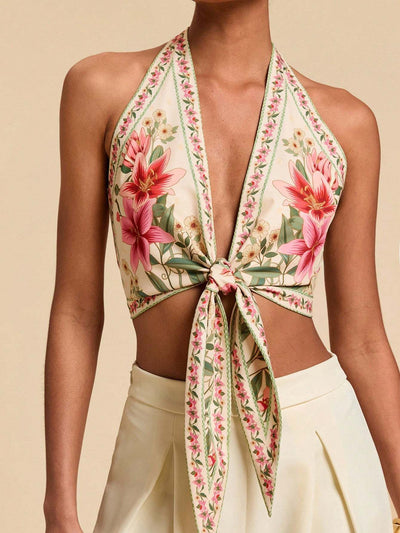 Blusa Estampada sin Espalda para Mujer - Diseño Casual y Moderno - Image 11