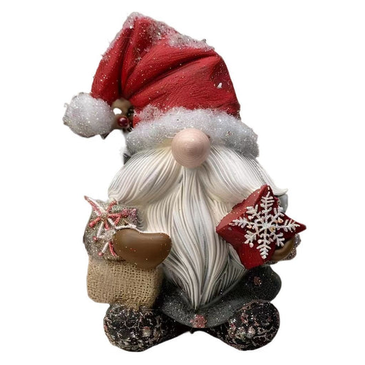 Muñeco de Nieve Navideño de Pelo Verde - Adorno Festivo para el Hogar - Image 2