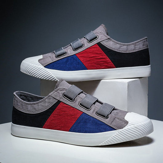 Zapatillas de Lona con Punta Redonda para Estudiantes - Comodidad y Estilo Deportivo - Image 10