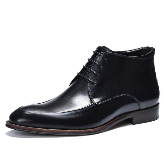 Botas Formales de Cuero Genuino Premium - Zapatos Ejecutivos de Altura - Image 5