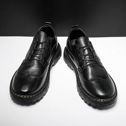 Zapatos de Cuero Casual Estilo Británico para Hombre - Diseño Ejecutivo - Image 8