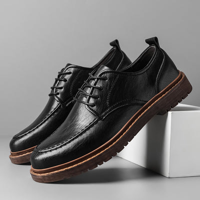 Zapatos de Cuero Casual Estilo Británico - Versátiles y Elegantes - Image 4